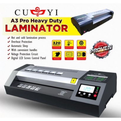 CUYI LAMINATOR A3 HOT/COLD HEAVY DUTY